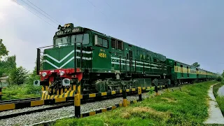An Afternoon Railfanning At Rawalpindi, Green Line Express, VVIP Movement