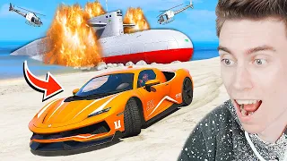 УГНАЛ СУПЕРКАР с ПОДВОДНОЙ ЛОДКИ в GTA 5 Online!! (DLC Chop Shop)