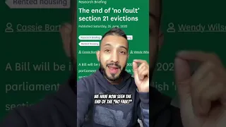 End of “no fault” section 21 evictions | Will this happen?