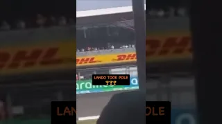 Silverstone crowd reacts to Lando Vs Max for pole position | #f1 #landonorris #maxverstappen #short