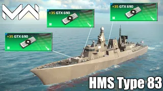 HMS Type 83 With GTX-690 Nuclear Missile - Modern Warships