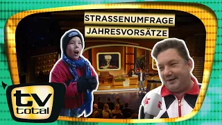 Die besten Jahresvorsätze | Straßenumfrage | TV total