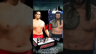 ROMAN REIGNS vs THE GREAT KHALI | Comparison | Who Is Better ? | Usman EDITx