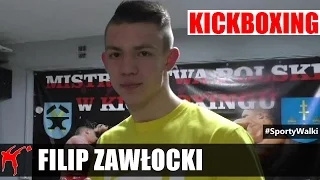 Filip Zawłocki przed mistrzostwami Polski K-1 Rules