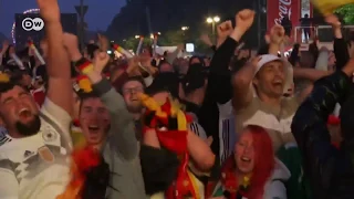 Así celebraron los alemanes el gol de Toni Kroos