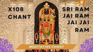 Shri Ram Jai Ram 108 Jap / Chant | Calming Devotional Music | #ram #shriram #shreeram #spirituality