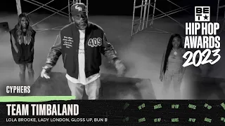Timbaland Battles For The Cypher Title With Lola, Lady London, Gloss Up & Bun B | Hip Hop Awards 23