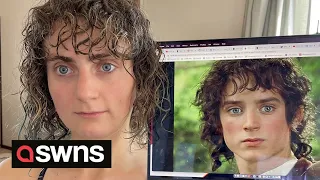 "I got a new haircut - now I look exactly like Frodo Baggins from Lord of the Rings" | SWNS