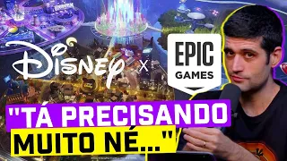 EITA! DISNEY INVESTE 1,5 BILHÃO de DÓLARES na EPIC GAMES!!! #FGN