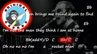 Elton John - Rocket Man - Chords & Lyrics