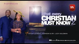 WHAT EVERY CHRISTIAN MUST KNOW (Part 2) By Apostle Johnson Suleman (Sunday Service - 26th Sept. 2021