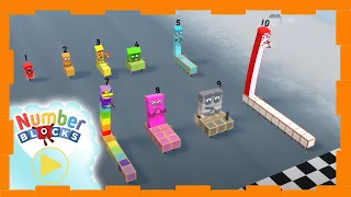 Numberblocks - Apprendre à compter | Niveau deux orange | Épisodes complets 21-24