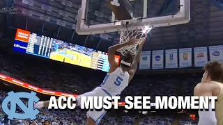 UNC's Armando Bacot Gets The Dunk And The Foul | Must See Moment