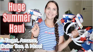 Huge Summer Haul! Camp Mom Supplies, Summer Must Haves & More! Target, Dollar Tree, Amazon, TJ Maxx