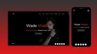 Responsive Portfolio Website Using HTML, CSS & JS