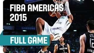 Mexico v Argentina - Group Phase Round 2 - Full Game - 2015 Fiba Americas Championship