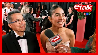Jessie Reyez brings dad to 2023 Juno Awards | Etalk Red Carpet