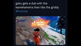 Goku gets a win then hits the Griddy