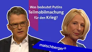 ZDF-Kriegsreporterin Katrin Eigendorf und CDU-Außenpolitiker Roderich Kiesewetter | maischberger