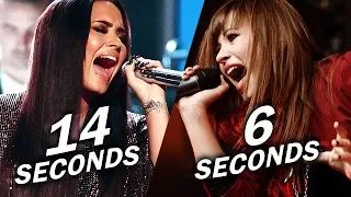 Demi Lovato - Longest Note in Each Year! (Live)