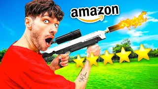 Je Teste Les ARMES de AMAZON dans LA VRAIE VIE !