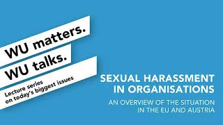 Sexual Harassment in Organisations | Wu matters.