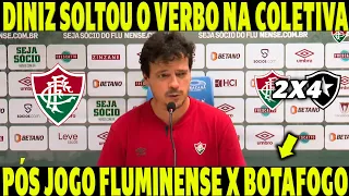 DINIZ SOLTOU O VERBO NA COLETIVA PÓS JOGO FLUMINENSE 2 X 4 BOTAFOGO!" PÓS JOGO FLUMINENSE