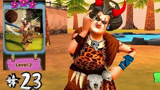 Scary Teacher 3D Stone Age Exclusive Level 2 Part 23 Gameplay Walkthrough (ios:android)