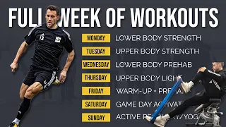 My COMPLETE Weekly Gym Routine during Season