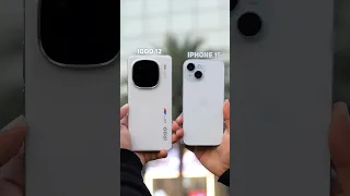 IQOO 12 vs iPhone 15 Camera Comparison 🔥 #shorts #iqoo12 #iphone15 #iphone