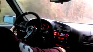 BMW E36 325tds attempt to drift