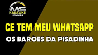 karaokê Meia noite Ce tem meu whatsapp Os Barões da pisadinha