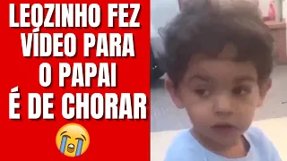 😭MURILO HUFF NÃO ESTAVA ESPERANDO ESSE VÍDEO QUE O LEOZINHO FEZ PRA ELE😭