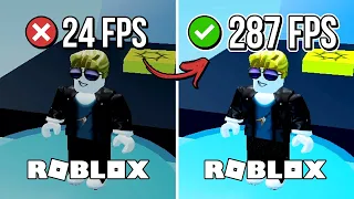 🔧 ROBLOX: HOW TO BOOST FPS AND FIX FPS DROPS / STUTTER 🔥 | Low-End PC ✔️