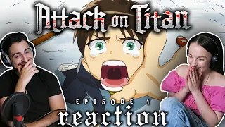THIS IS SO GOOD!!! Attack on Titan: Junior High Episode 1 REACTION! | "Titan Junior High School"