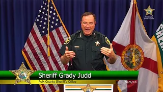 Sheriff Grady Judd discusses Deputy-Involved Shooting Investigation