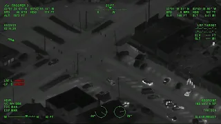 Police helicopter video shows vehicle doing donuts, speeding at 100 mph in Flint