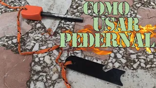 Cómo usar PEDERNAL y tipos de yesca para iniciar un BUEN FUEGO