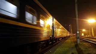 🇺🇦 UltraHD 4K Електровоз ЧС8-011 з поїздом EN 105 "Чорноморець" Киев-Одеса