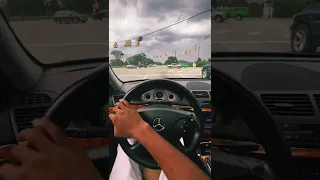 POV Driving E55 AMG