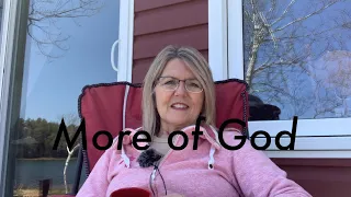 Less of me and more of you God #janetwicksted  #dailydevotional #lifestories