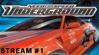 Початок Проходження Легендарної Гри Need for speed Underground Частина 1 Стрім