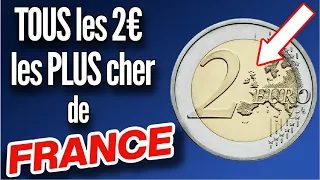 The MOST EXPENSIVE AND RARE commemorative 2 EURO coin in FRANCE?