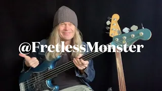 Tony Franklin • Fretless Intonation Set Up • Plus Jamming