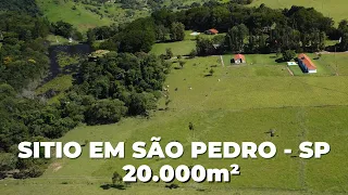 SITIO 20.000M2 EM SÃO PEDRO COM PISCINA E REPRESA  #interiordesp  #viverbemnointerior