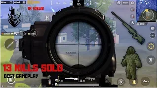 13 KILLS SOLO PUBG MOBILE | ONE MAN ARMY | PUBG MOST KILLS