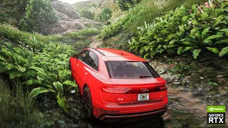⁸ᴷ⁶⁰ GTA 5 Realistic Vegetations And Dense Forest OFF-ROAD Gameplay - GTA 6 Graphics MOD