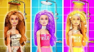 ¡NUEVO peinado genial para MUÑECA! Los mejores dispositivos y DIYs de belleza para Barbie de TeenVee