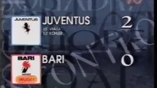 Juventus 2-0 Bari - Campionato 1994/95