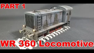 Trumpeter 1/35 German WR 360 C12 Locomotive Plastic Model Build PART 1